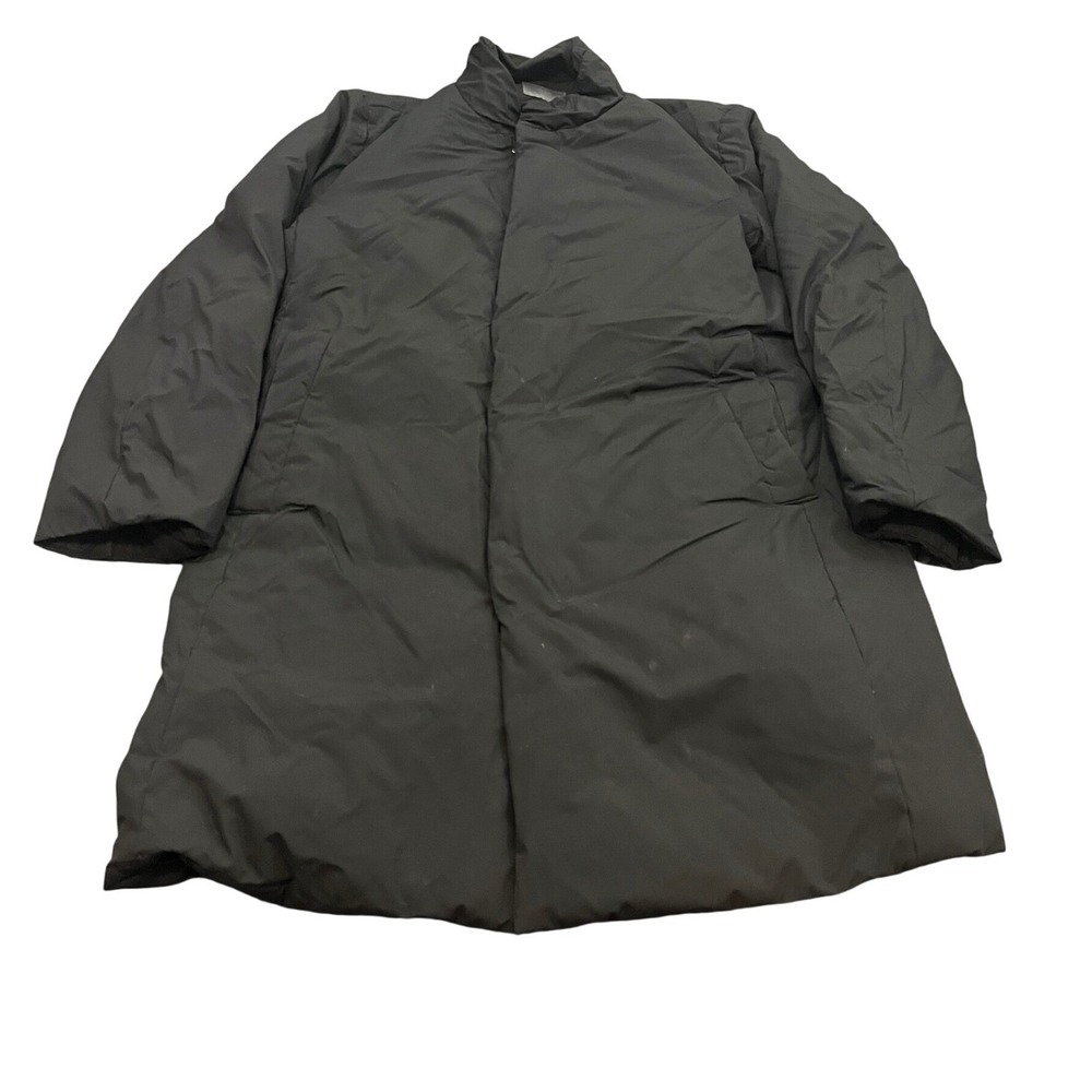 Project M Puffer Parka Jacket Mens 105 XL Black Long Insulated EPA4CC1407A